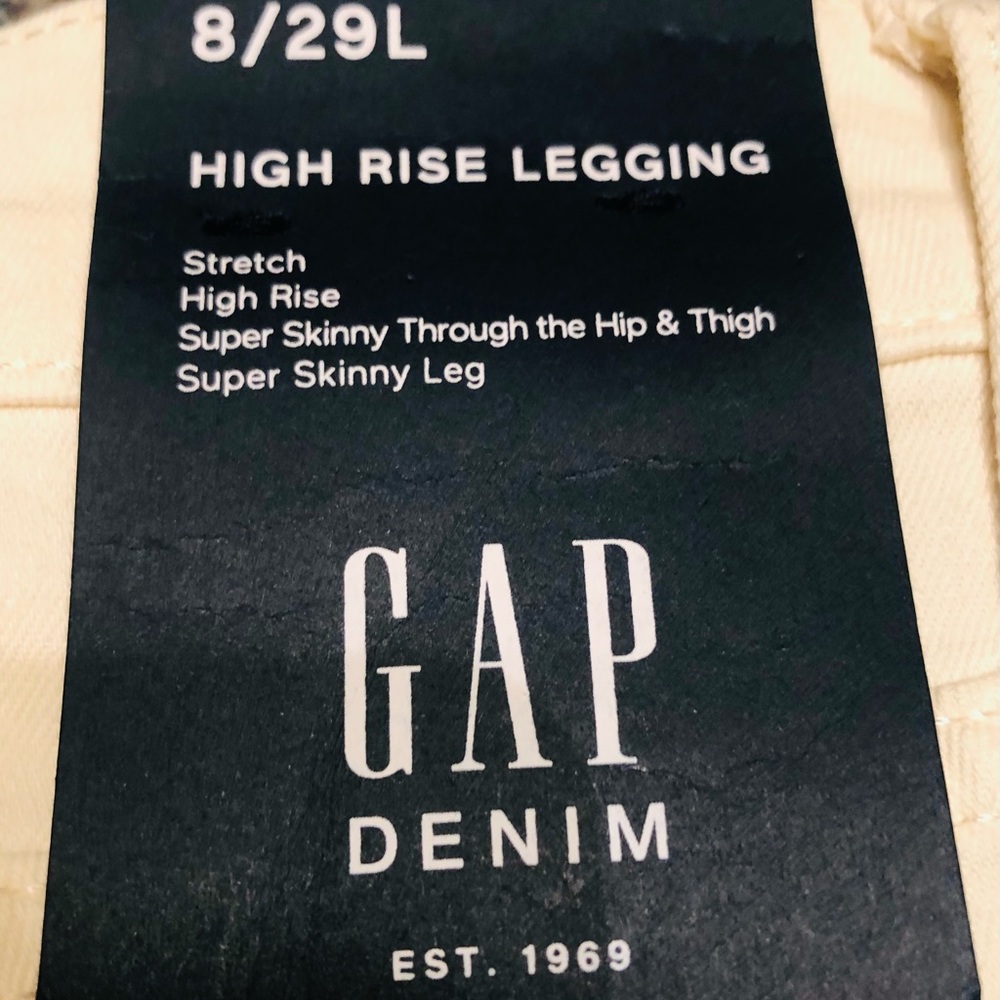 Gap Factory High Rise Legging 29Long NWT - Picture 5 of 6